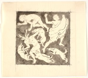 La morte di Atteone da Joakim Frederik Skovgaard