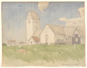 Chiesa di Ejsing da Joakim Frederik Skovgaard