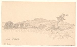 Paesaggio con vista verso la cresta di Høråsen. Öströö