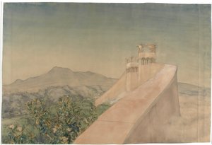 Il muro del paradiso da Joakim Frederik Skovgaard
