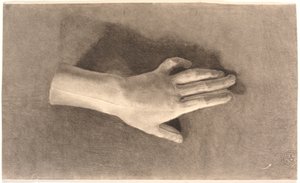 Studio di mano in gesso
