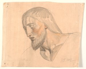 Studio di testa da Joakim Frederik Skovgaard