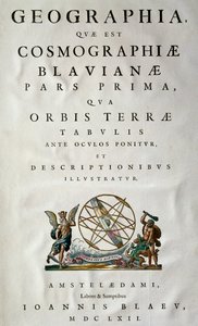 Atlas Maior, sive cosmografphiae Blaviana