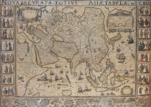 Nova & Acurata Totius Asiae Tabula, auct G. Blaeu, c.1673 da Joan Blaeu