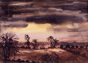 Campi in un crepuscolo invernale, 1992