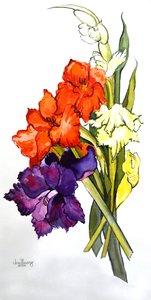 Gladioli, 2011 da Joan Thewsey
