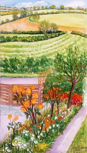 Il Giardino del Cottage e Vista Oltre, 2000 da Joan Thewsey