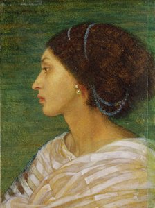 Testa di una donna mulatta, 1861