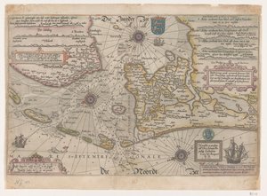 Carta nautica del Vlie e del Marsdiep