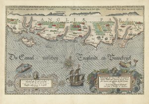 Mappa della costa sud dell