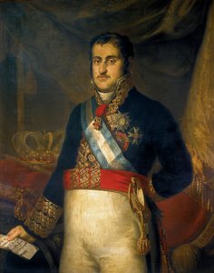 Ritratto di Ferdinando VII da Joaquin Manuel Fernandez Cruzado