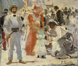 Alla Fiera; En la Feria da Joaquín Sorolla