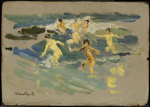 Spiaggia a Valencia da Joaquín Sorolla