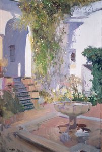 Grotta del Giardino, Alcazar di Siviglia da Joaquin Sorolla y Bastida