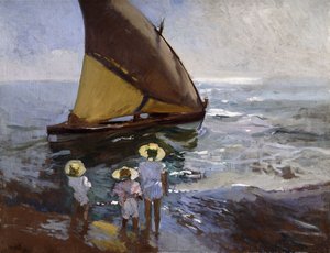 Sulla spiaggia, Valencia da Joaquín Sorolla