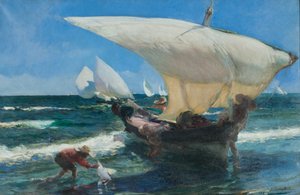 Sulla costa di Valencia da Joaquin Sorolla y Bastida