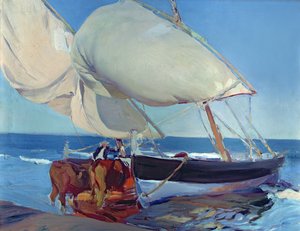 Barche a vela da Joaquin Sorolla y Bastida