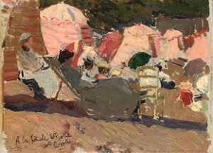 La spiaggia, Biarritz, 1906
