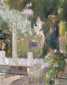 I giardini della casa della famiglia Sorolla da Joaquín Sorolla