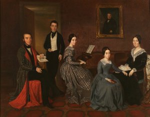La famiglia di Jorge Flaquer da Joaquín Espalter y Rull