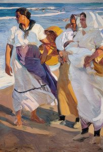 Le pescatrici di Valencia da Joaquín Sorolla