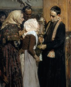 La reliquia (dettaglio) da Joaquín Sorolla