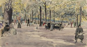 Giardini delle Tuileries, Parigi, c.1925