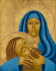Pietà, 2004 (tempera all
