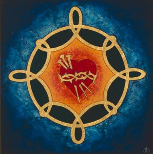 Sacro Cuore, 2005 (tempera all