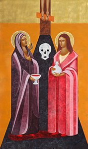 La Madre e la Maddalena, 2012 (tempera all