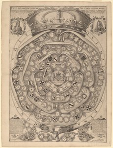 La Rosa di Talbot: Un Registro dei Cavalieri della Giarrettiera, 1486-1589 da Jodocus Hondius I after Thomas Talbot