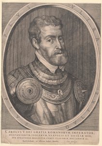 Imperatore del Sacro Romano Impero Carlo V da Jodocus The Younger Hondius