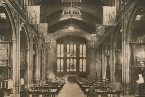 Biblioteca della Guildhall a cui ogni londinese dovrebbe andare, c1935 da Joel