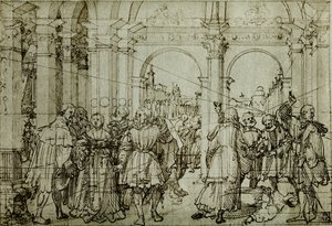 La storia di Lucrezia da Joerg the Elder Breu
