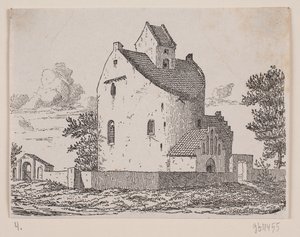 Chiesa di Bjernede da Johan Aagaard
