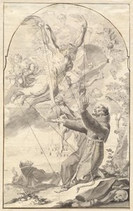 La stigmatizzazione di San Francesco da Johan Baptist Enzensberger