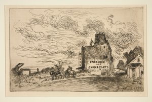 Demolizioni di Rue des Francs-Bourgeois Saint-Marcel da Johan Barthold Jongkind