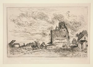 Demolizioni della Rue des Francs-Bourgeois Saint-Marcel da Johan Barthold Jongkind