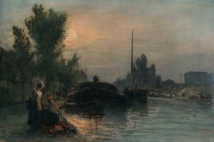 Chiaro di luna, c1870 da Johan Barthold Jongkind