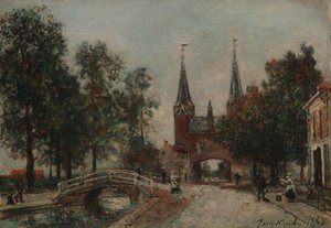 Scena a Delft da Johan Barthold Jongkind