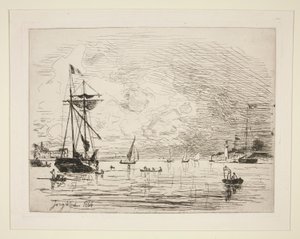 Uscita dal porto di Honfleur
