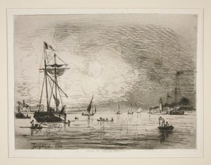 Uscita dal porto di Honfleur