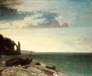 Il mare a Etretat, 1853 da Johan Barthold Jongkind