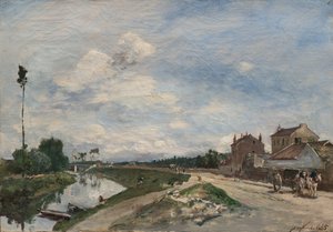 La Senna a Bas-Meudon, 1865 da Johan Barthold Jongkind