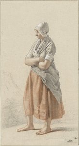 Ragazza in piedi, verso sinistra