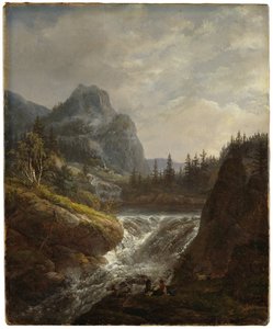 Paesaggio norvegese da Johan Christian Dahl