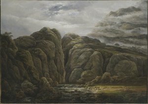 Paesaggio montano norvegese