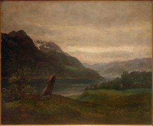 Paesaggio norvegese da Johan Christian Dahl