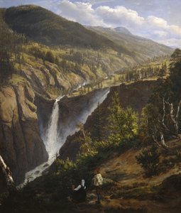 Cascata di Rjukan da Johan Christian Dahl