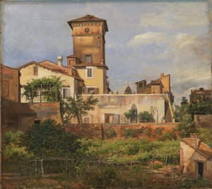 The Villa Malta, Rome da Johan Christian Dahl